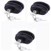 Gun Lock Trigger Lock Padlock for Weapons With Keys Black 3pcs