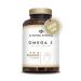 Omega 3 capsules high -dose with 2000 mg fish oil with 700mg EPA and 500 mg DHA fish oil with vitamin E and the Omega 3 fatty acids.120 softgel capsule pure sea fishing oil n2 natural nutrition