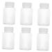 Ultechnovo empty bottles 20 pieces Guangkou storage bottles Liquid container Liquid dispenser Transparent container Laboratory sample bottles Labor jars Refillable travel bottles