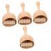 Beavorty 4 piece of massage scratching rod body massage device made of wood tools Swedish cup made of wood massage tab made of woodenoterapia kit fitness The face acupuncture rod Lotusbaum 18.5x9cmx4pcs as shown