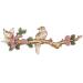 Rack for Wall Wall-Mounted Coat Rack Clothes Bedroom Shoe Cabinet Living Room Hook Creative Bird Wall Hanging Coat Rack (Color : Brass)