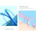 Tofox Children's Anti Blue Light Glasses - Clear Lens Colorful Frames for Boys & Girls - Buy Online on GoSupps.com
