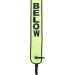 Scuba Choice 4' Neon Yellow Surface Marker Signal Tube with Plastic Clip - Diving Essential - Buy Online on GoSupps.com