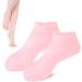 2 Pairs Silicone Moisturizing Socks Foot Spa Pedicure Silicone Socks Anti Slip Gel Aloe Sock fof Dry Cracked Feet /973 (Color : Pink Size : Small) Small Pink