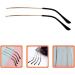 Gleavi Sunglasses Replacement - Golden Metal Arm Ear Socks & Pipe Sleeve Tips | High-Quality Glasses Parts for International Shipping - Buy Online on GoSupps.com
