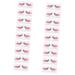 minkissy 18 Pairs Halloween False Eyelashes Long False Eye Lashes Vivid Eyelashes Party Eyelashes Women False Eyelash Reusable Artificial Eyelashes Unique Imported Fiber Miss Decorate