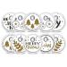 FreeStyle Libre 3 Sensor Sticker - Set of 10 "X-Mas" - Stickers for sensors | Diasticker