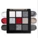 Lilbitty Lilbitty Smokey Black Red Eyeshadow Palette 9 Colors Matte Metallic Eyeshadow Palette for Halloween Christmas Joker Vampire Clown