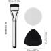 Ultra Thin Foundation Brush - Makeup Foundation Brush Set - Cream Concealer Sponges Puff and Thin Brushes for Women Makeup Gathering  - Buy Online on GoSupps.com