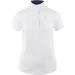 HORZE Blaire Women's Short Sleeved Nanotex Equestrian Show Shirt - White/Dark Navy - Size 8 - Buy Online on GoSupps.com