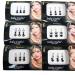 8 Combo Bindi Packs: Silver/Gold/Black/Multicolored Face Jewels - Bollywood Tika - Buy Online on GoSupps.com