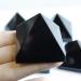 GGZWQPSZZ Obsidian Pyramid Shape Black Natural s and Minerals 1 Pc - Buy Online on GoSupps.com
