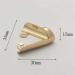 Shop Elegant Gold Metal High Heel Toe Caps - 2 Piece Pointed Protector for Stylish Shoe Protection - Buy Online on GoSupps.com