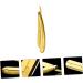 Minkissy Engraved Stainless Steel Folding Razor Holder - Golden Manual Straight Shaver with Galvanized Handle | 14.5x2.5cm - International Shipping Available - Buy Online on GoSupps.com