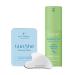 PLANTIFIQUE Gua Sha M tal pour Skincare et Massage du Visage & Serum Visage Jojoba Bio Oil - Gua Sha Huile Massage Hydratant et Anti Rides Puissant - 30 ml