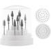 POPETPOP 2 Pcs 48 White Out Nail Drill Bit Container Display Storage Container Nail Drill Bits Stand Manicure Drill Bits Holder The White Nail Grinding Head Bit Holder Multicolor Size 1x2pcs Whitex2pcs - Buy Online on GoSupps.com