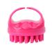 Beaupretty 1stk Hair massage brush made of silicone shampoo massage brush Manual leg massager -hair brush Massage comb soft hair brush made of silicone hair head massage device active bathing brush