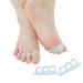4x Silicone Gel Toe Separator & Hallux Valgus Toe Stretcher - Premium Forefoot Pads for Pain Relief | International Shipping Available - Buy Online on GoSupps.com