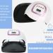 220W UV LED Nail Lamp with 57 Beads, Quick-Drying Gel Curing for Salon Quality Gel Nails - White - Buy Online on GoSupps.com