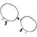 Zerodeko 5 Pairs Astronaut Bracelet Wrist Bracelet Wrist Decoration Couple Matching Bracelet for Couples Couple Wrist Jewelries Miss Stainless Steel Wristband Adjustable - Buy Online on GoSupps.com