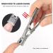 KEENSUN Nail Clippers 16mm Wide Jaw Opening Ultra Sharp Nail Clippers for Cutting Thick Nails Extra Large Toenail & Fingernails Clippers with Safety Lock and Nail File for eniors Men Adult (Silver) Modern - Buy Online on GoSupps.com