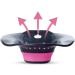 Peach Care Collapsible Sitz Bath Seat & Yoni Steam Herbs - Over Toilet Vaginal Bowl Steamer for Hemorrhoids & Postpartum Care - White Pink & Black - Buy Online on GoSupps.com