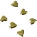 Obahdirry 300x 3d Metal Alloy Gold Silver Heart Art Tips Design Decorations DIY - Buy Online on GoSupps.com