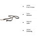 Copcopet Premium Black Dog Leash - 5m x 15mm Soft Cowhide Drag Line with Chroma Carabiner - No Hand Loop - Made in Germany Dog Accessories - Buy Online on GoSupps.com