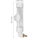 Buy Gloglow Automatic Bird Drinking Device - Acrylic Parrot Water Bottle for Small & Medium Birds | Large Capacity Cage Accessories (White) - Buy Online on GoSupps.com