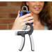 Hand Grip Exerciser Portable Grip Strength Trainer Adjustable 11 To 132.3lb for Men for Home (Black Gray) - Buy Online on GoSupps.com
