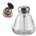  SOESFOUFU Refillable Glass Bottle Shaped for Nail Polish Remover with 180ml Pressure Pump Bottle for Liquid Storage - Buy Online on GoSupps.com