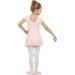 MdnMd Toddler Girls Ballet Leotard with Skirt | Short Sleeve Dance Dress Ballet Pink 4-5T - Buy Online on GoSupps.com