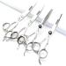 Japan 440 Steel Scissors Professional Hairdressing Scissors For Barber Thinning Hair Shears 5.5/6/6.5 inch (6 inch-4pc)