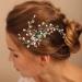 BERYUAN Green Rhinestone & Pearl Crystal Wedding Hair Pins- Silver Accessory for Women & Girls - Buy Online on GoSupps.com
