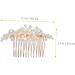 FRCOLOR Pearl Hair Comb 1 Set Bride Wedding Hairpin Hair Fork Zinc Alloy European Style Pearl Comb Clip - Buy Online on GoSupps.com