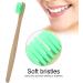 Bamboo Toothbrushes | Biodegradable Eco-Friendly Soft Brushes for Adults & Kids - Green - Buy Online on GoSupps.com