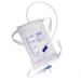 Urinary Leg Bag 750ml 7" Tube Anti-Reflux Cloth Straps Easy-Tap 5 PCS