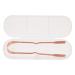 FOMIYES 1Pc pure copper tongue scraper fake braces Oral Cleaner tongue scrubber tonsil stone remover disposable tongue scraper Practical Tongue Cleaner double sided baby Stainless steel