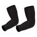Perfk compression cuff elbow supports 1 pair shockproof stretch protection arm support bandage for golf cycling football sport skating S
