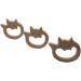 Wendysun 5pcs Cartoon Wood Teether Set - Natural Animal Bat Shape Baby Teething Beech Teether DIY Toy - Buy Online on GoSupps.com