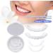 JMBK 5 Pairs Cosmetic Prosthesis Teeth - Fake Teeth Veneer for Comfort Fit & Confidence | Instant Snap-On Solution - Buy Online on GoSupps.com