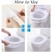 100PCS Biodegradable Disposable Plastic Toilet Seat Cover - Buy Online on GoSupps.com