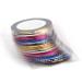 Haobase 30pcs Mixed Color Nail Art Striping Tape - Decorative Stickers for Natural & Artificial Nails - International Shipping Available - Buy Online on GoSupps.com