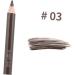 BIUDECO 2pcs Makeup Eyebrow Pencils Double Head Eyebrow Pencil Long Lasting Eyebrow Pencils Eyebrow Pencil Brush 1 count (Pack of 1) As Shown - Buy Online on GoSupps.com