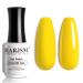 RARJSM Gel Nail Polish  15ML Lemon Yellow Nail Polish Summer Colors Nails Gel Soak Off UV LED Gel Nail Art Manicure Salon DIY at Home RAR165
