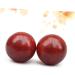 Homsfou Baoding Balls - 2PC Asian Meditation Balls for Wrist Strengthening & Relaxation | Wooden Chinese Massage Fitness Balls (5cm) - Red - Buy Online on GoSupps.com