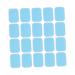 Beaupretty 20 pieces sheet replacement gelpads Blood bags Training devices ABS-GEL PADS TONER BOOD TRAINER GEL PADS FORLATION GELPADS For abdominal stimulators Fitness devices Hydrogels 20PCs As shown