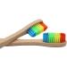 ROSENICE 12 Pack Bamboo Toothbrushes - Eco-Friendly Manual Brushes for Adults & Kids - Sustainable Oral Care - Buy Online on GoSupps.com