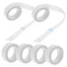 Angoily 6 Rolls eyelash tape Auxiliary dedicated eye makeup tape Tape adhesive tape eyelash tape roll lash tapes for women women lash tape white Fake eyelashes eyes