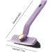 Rotating Tile Brush HeavyDuty Shower Scrubber Brush Scrubbing Cleaning Grout Brush Heavy Duty Stiff Bristle Scrubber Adjustable V Shaped Cleaning Brush for Tiles Mirrors Purple - Buy Online on GoSupps.com
